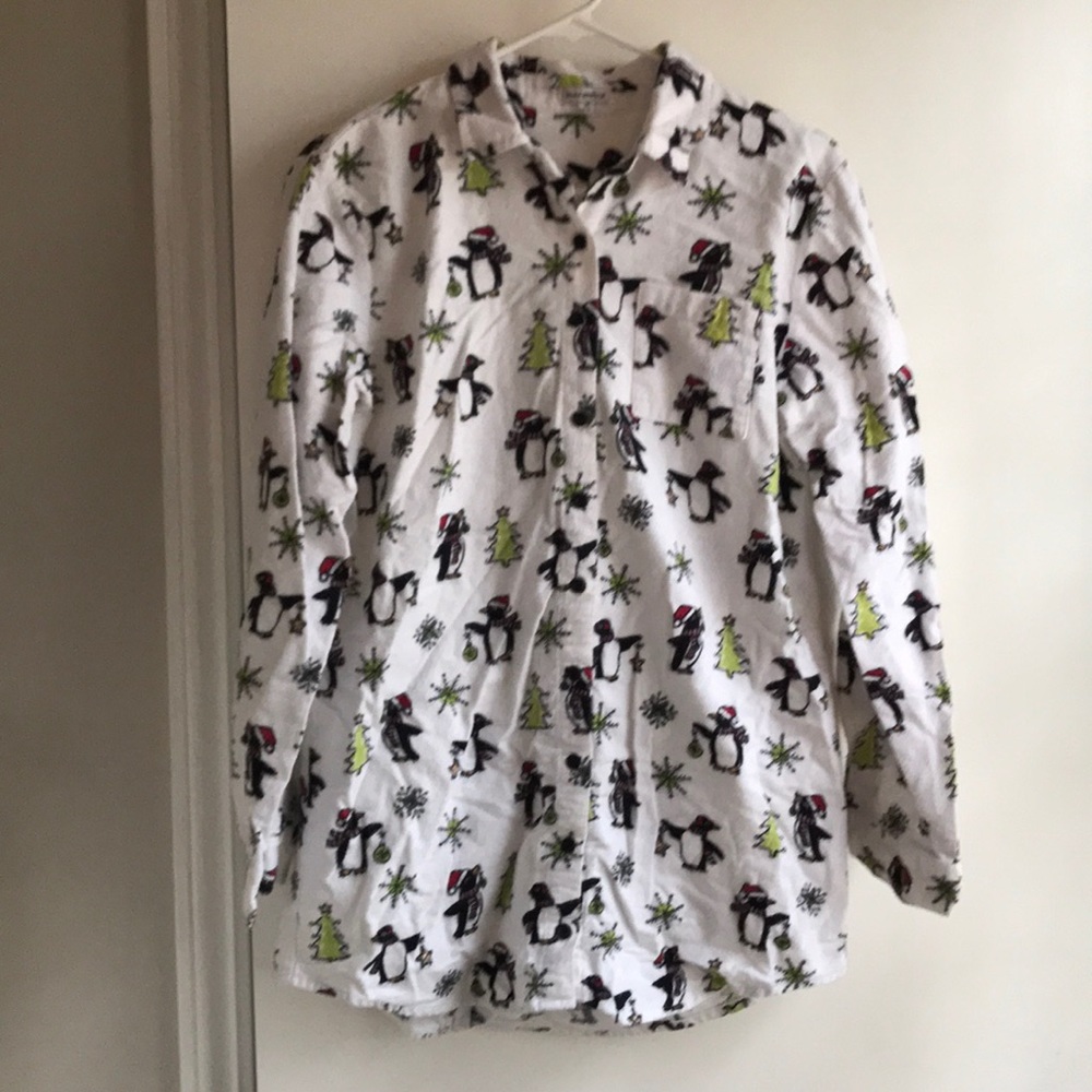 Winter pajama dress